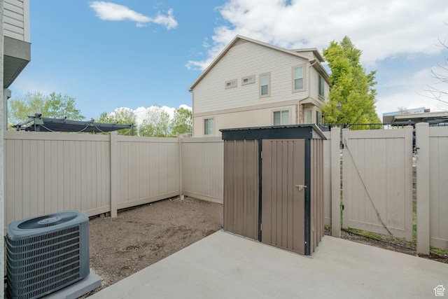2046 W 1100 N, Provo, UT 84604 - view of patio featuring a gate, a fenced backyard, and cooling unit
