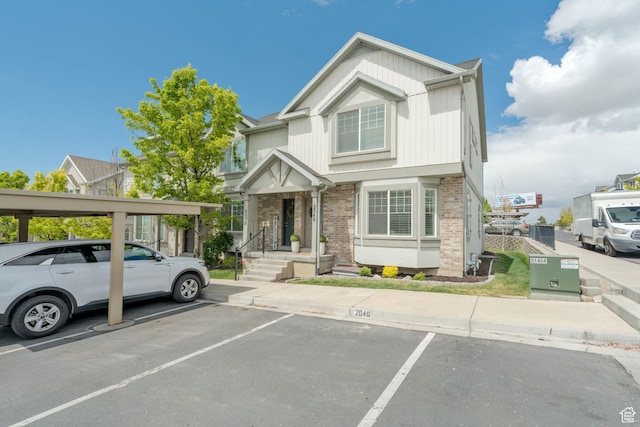 2046 W 1100 N, Provo, UT 84604 - view of front of house featuring brick siding and uncovered parking