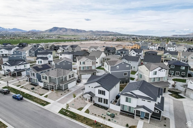 134 E Stroll Ave Unit 816, Saratoga Springs, UT 84045 - aerial view with a residential view and a mountain view