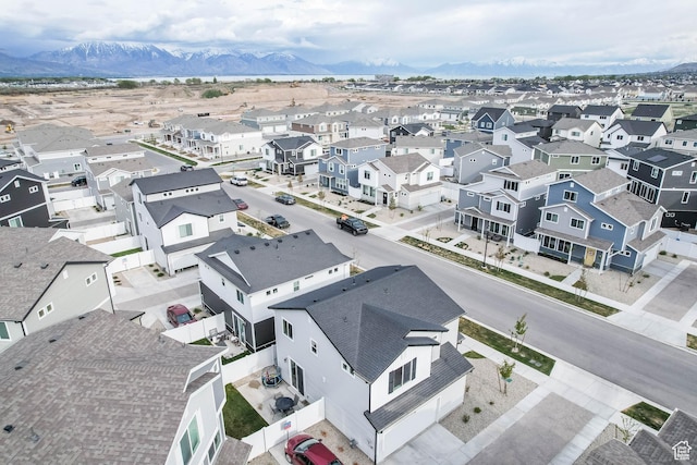 134 E Stroll Ave Unit 816, Saratoga Springs, UT 84045 - birds eye view of property featuring a mountain view and a residential view