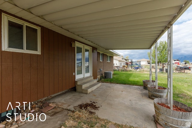 2732 S 4550 W, Taylor, UT 84401 - view of patio / terrace with entry steps and central AC