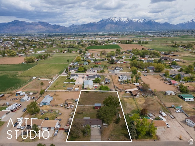 2732 S 4550 W, Taylor, UT 84401 - drone / aerial view with a mountain view