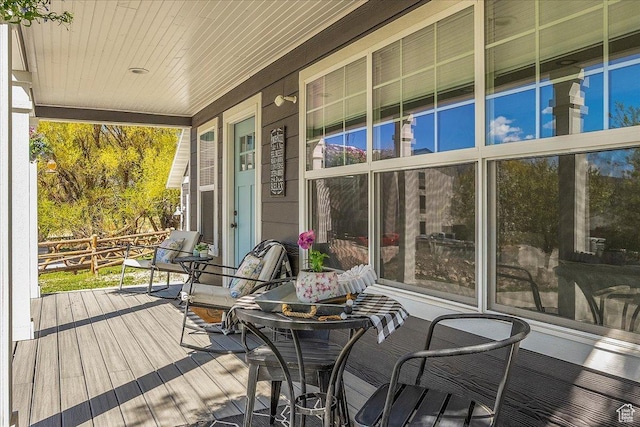 3511 N Willow Creek Ln E Unit 10, Eden, UT 84310 - view of sunroom / solarium