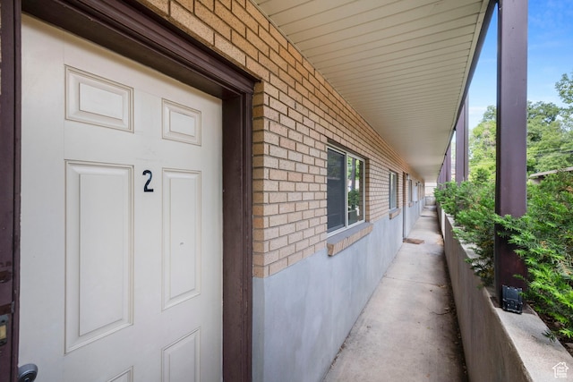 639 N University Ave Unit 2, Provo, UT 84601 - entrance to property with brick siding