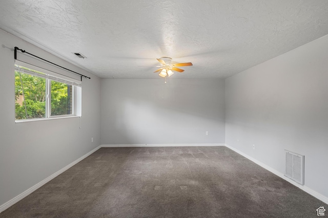 639 N University Ave Unit 2, Provo, UT 84601 - empty room with carpet, a ceiling fan, and visible vents