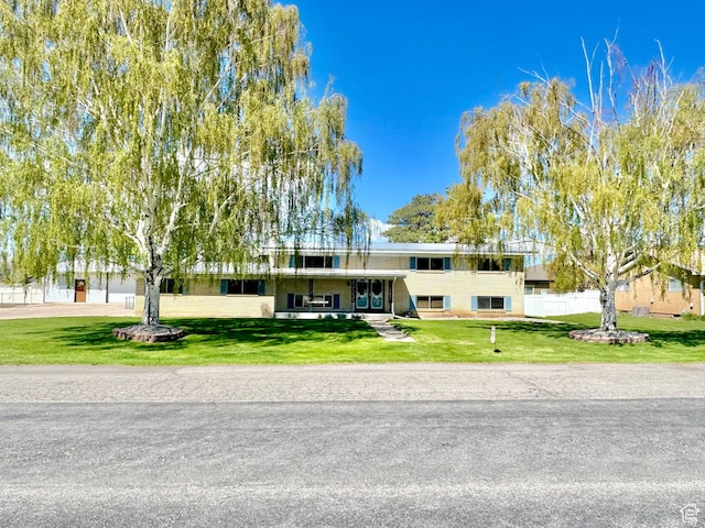56 S 700 E, Hyrum, UT 84319 - view of front facade with a front yard