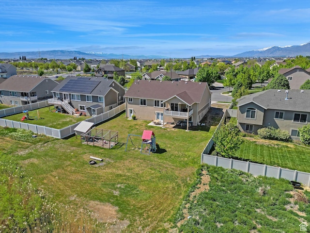 1350 S 849 W Unit 17D, Springville, UT 84663 - aerial perspective of suburban area featuring a mountainous background