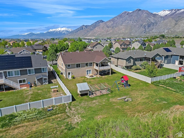 1350 S 849 W Unit 17D, Springville, UT 84663 - aerial view of residential area with mountains