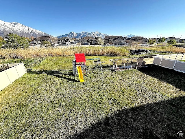 1350 S 849 W Unit 17D, Springville, UT 84663 - view of yard with a mountain view and a residential view