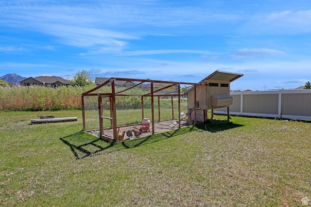 1350 S 849 W Unit 17D, Springville, UT 84663 - view of yard with exterior structure and an outdoor structure