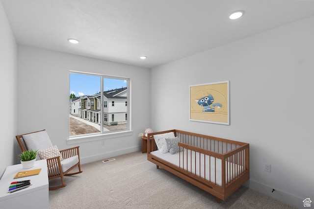 688 N 600 W Unit 104, Tremonton, UT 84337 - carpeted bedroom featuring a nursery area and recessed lighting