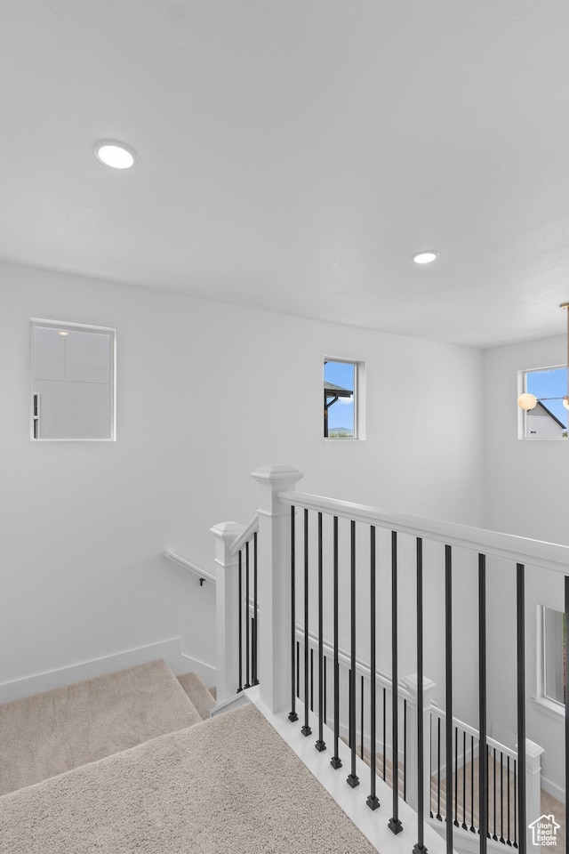 688 N 600 W Unit 104, Tremonton, UT 84337 - staircase featuring healthy amount of natural light and recessed lighting