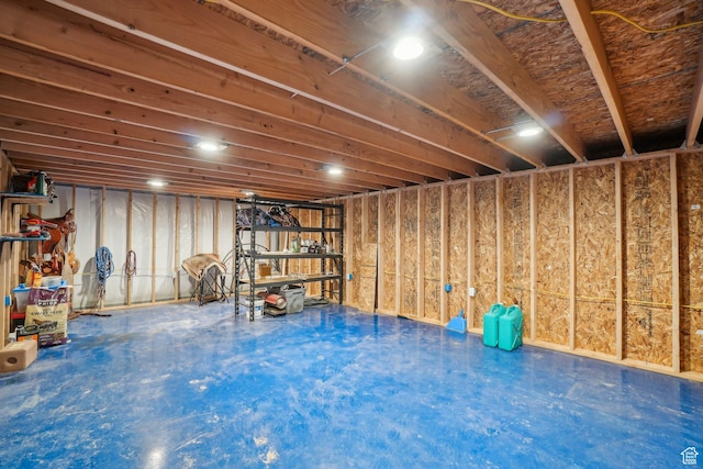 3214 W Ridgeline Rd, Stockton, UT 84071 - view of basement