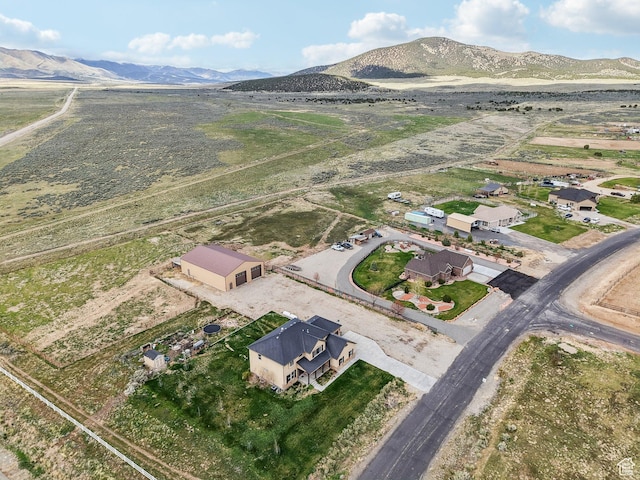 3214 W Ridgeline Rd, Stockton, UT 84071 - aerial view featuring a mountain view