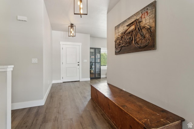272 S 300 E, Midway, UT 84049 - entrance foyer with wood finished floors and baseboards