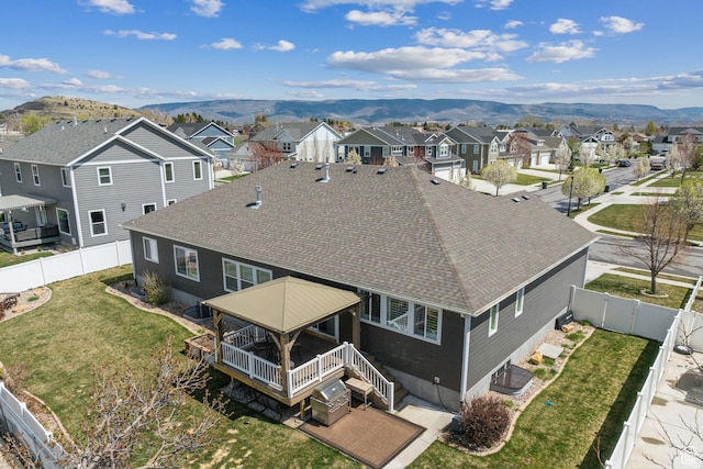 272 S 300 E, Midway, UT 84049 - drone / aerial view with a residential view and a mountain view
