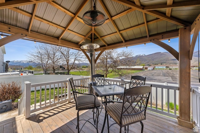 272 S 300 E, Midway, UT 84049 - deck featuring a mountain view
