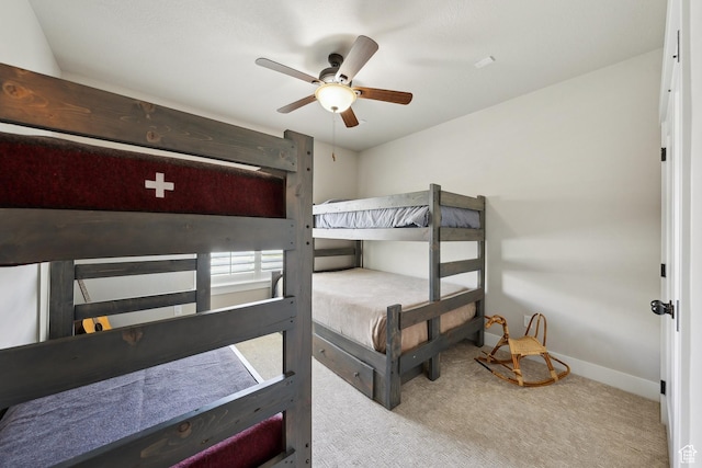 272 S 300 E, Midway, UT 84049 - carpeted bedroom with baseboards and a ceiling fan
