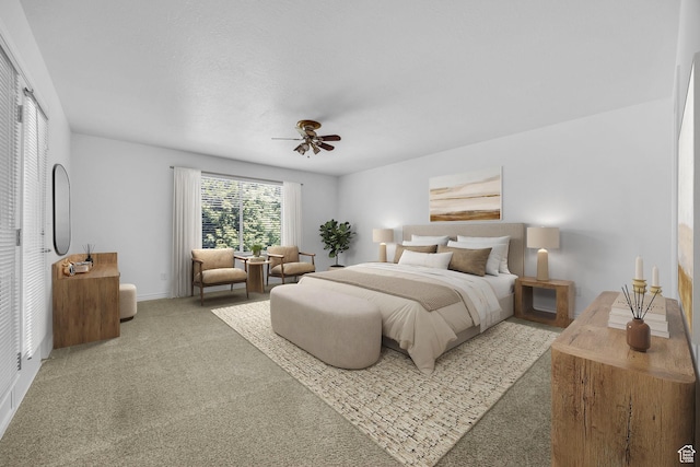 2948 W 150 N, Layton, UT 84041 - bedroom featuring carpet flooring, a ceiling fan, and baseboards