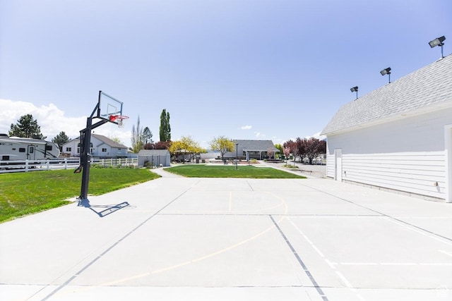 405 E Triple Crown Way E, Grantsville, UT 84029 - view of patio with fence and basketball hoop
