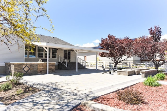 405 E Triple Crown Way E, Grantsville, UT 84029 - view of front facade with a patio area