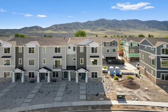 1914 E Thunder Ln N Unit 505, Eagle Mountain, UT 84005 - aerial view with a residential view and a mountain view