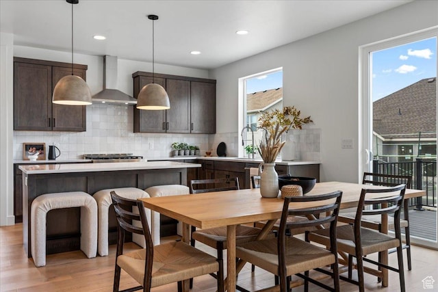 242 W Hillcrest Dr Unit 6, Spanish Fork, UT 84660 - dining area with recessed lighting and light wood finished floors
