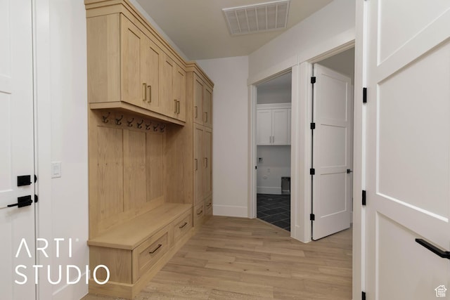 5220 W 2040 S, Hurricane, UT 84737 - mudroom featuring light wood-style floors and baseboards