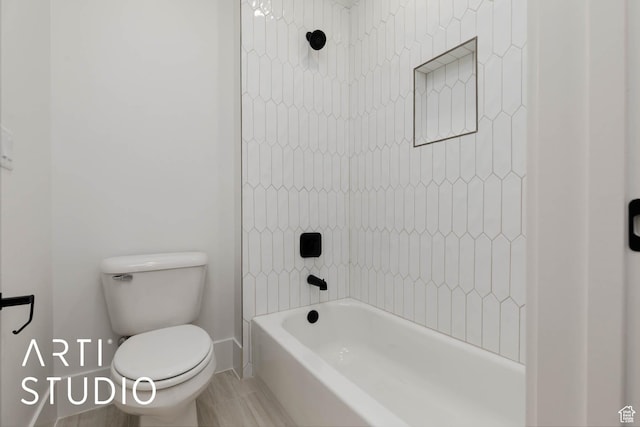 5220 W 2040 S, Hurricane, UT 84737 - full bathroom with toilet, shower / tub combination, and baseboards