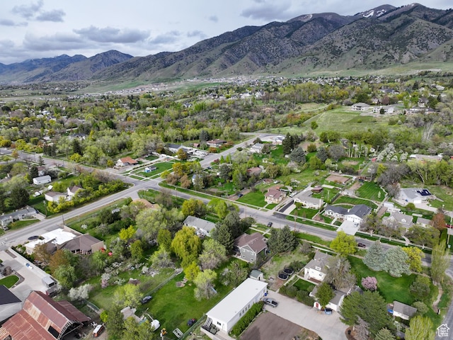 465 S Main St, Providence, UT 84332 - aerial view with a mountain view and a residential view