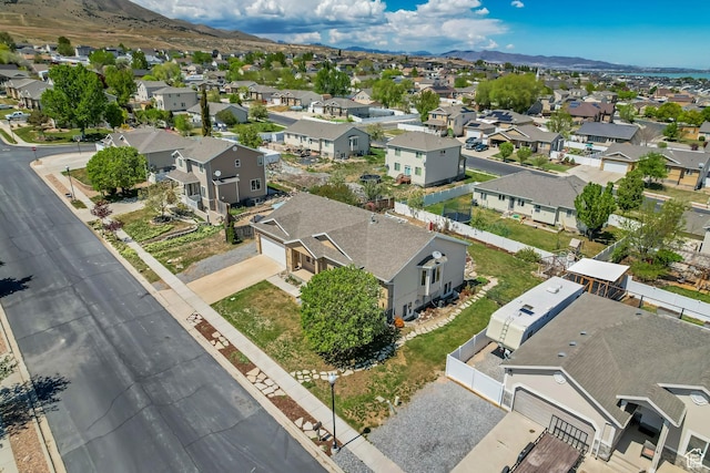126 W Casi Way, Saratoga Springs, UT 84045 - aerial view of residential area with a mountain backdrop