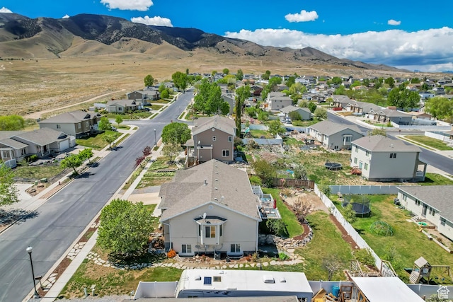 126 W Casi Way, Saratoga Springs, UT 84045 - aerial perspective of suburban area featuring a mountain backdrop