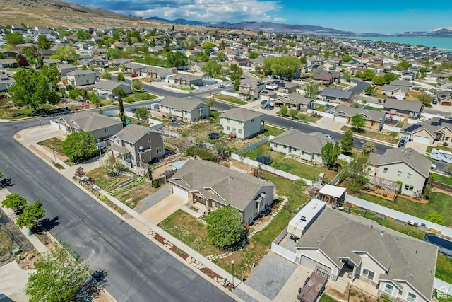 126 W Casi Way, Saratoga Springs, UT 84045 - aerial view of property's location with nearby suburban area and a mountain backdrop