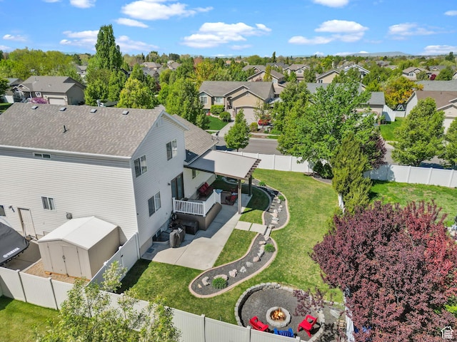 2582 W 1890 N, Clinton, UT 84015 - birds eye view of property with a residential view