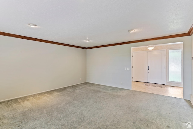 731 W 3750 N, Pleasant View, UT 84414 - spare room with light colored carpet and ornamental molding