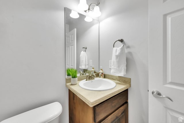 2693 W 2400 N, Lehi, UT 84043 - half bath featuring vanity and toilet