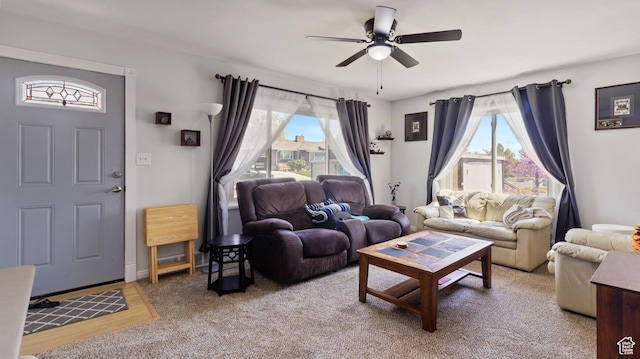 278 S 750 E, Clearfield, UT 84015 - living room featuring ceiling fan