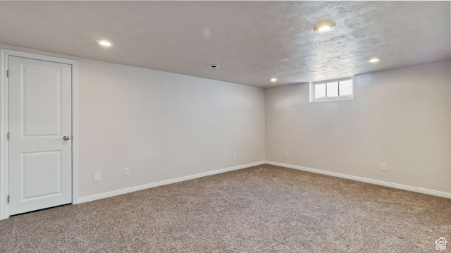 278 S 750 E, Clearfield, UT 84015 - basement featuring carpet flooring, baseboards, and recessed lighting