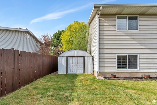 2363 W 960 N, Provo, UT 84601 - exterior space with a storage shed, a yard, fence, and an outbuilding