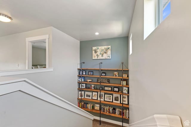 15176 S Battle Dr, Bluffdale, UT 84065 - stairs with recessed lighting and baseboards