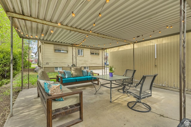 133 E 7th St S, Ogden, UT 84404 - view of patio / terrace featuring outdoor lounge area