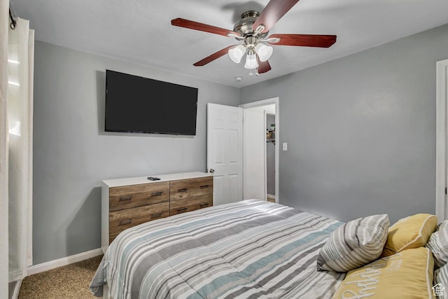 133 E 7th St S, Ogden, UT 84404 - carpeted bedroom featuring baseboards and ceiling fan