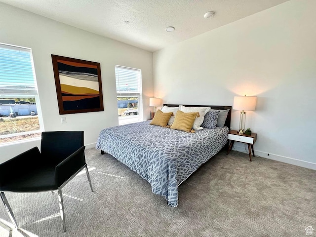 6495 Serviceberry Dr Unit B208, Park City, UT 84098 - bedroom featuring carpet floors, a textured ceiling, and baseboards