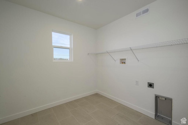246 E Wasatch Ave Unit 201, Midvale, UT 84070 - clothes washing area featuring electric dryer hookup, washer hookup, and baseboards