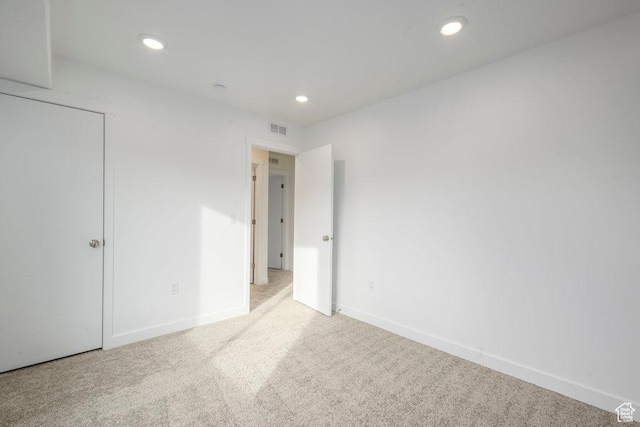 246 E Wasatch Ave Unit 201, Midvale, UT 84070 - unfurnished bedroom with carpet flooring, recessed lighting, and baseboards