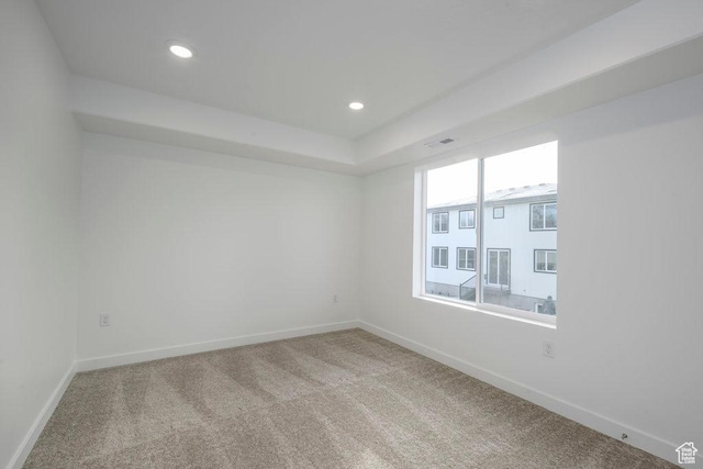 246 E Wasatch Ave Unit 201, Midvale, UT 84070 - empty room featuring carpet flooring, baseboards, and recessed lighting