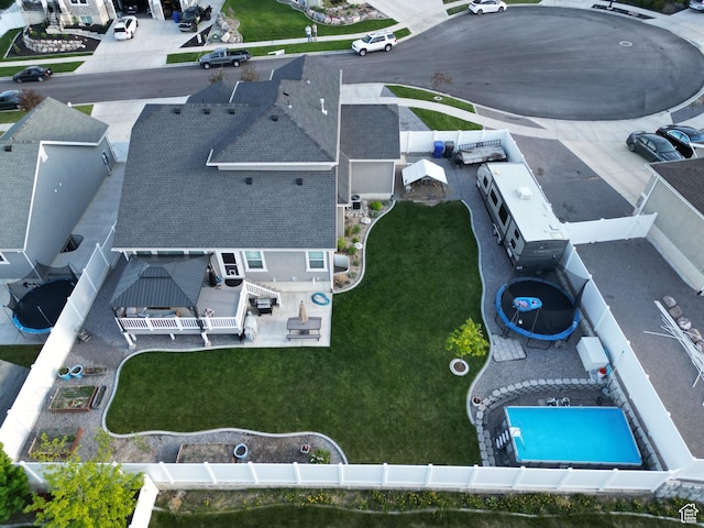 1196 W Zenith Cir, Saratoga Springs, UT 84045 - bird's eye view of a pool