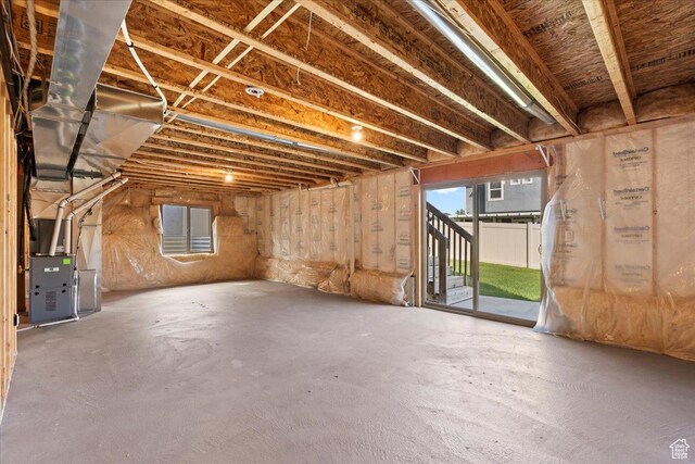 4264 W Abbey Bend Ln, Herriman, UT 84096 - basement with heating unit