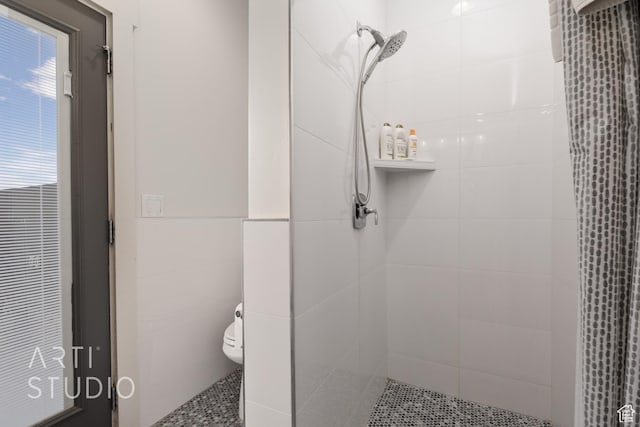 3658 W 2510 S, Hurricane, UT 84737 - full bath featuring toilet, tile walls, and a tile shower