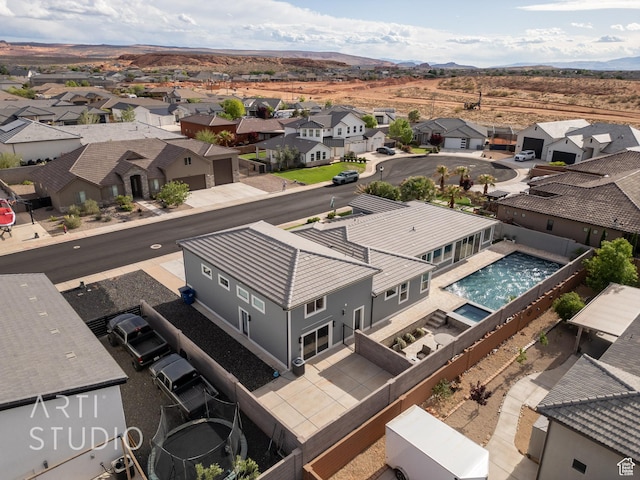 3658 W 2510 S, Hurricane, UT 84737 - drone / aerial view with a mountain view and a residential view